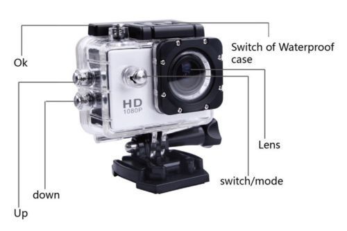 กล้อง Action Camera - รุ่น SJ4000 รุ่น WIFI แท้ 100%