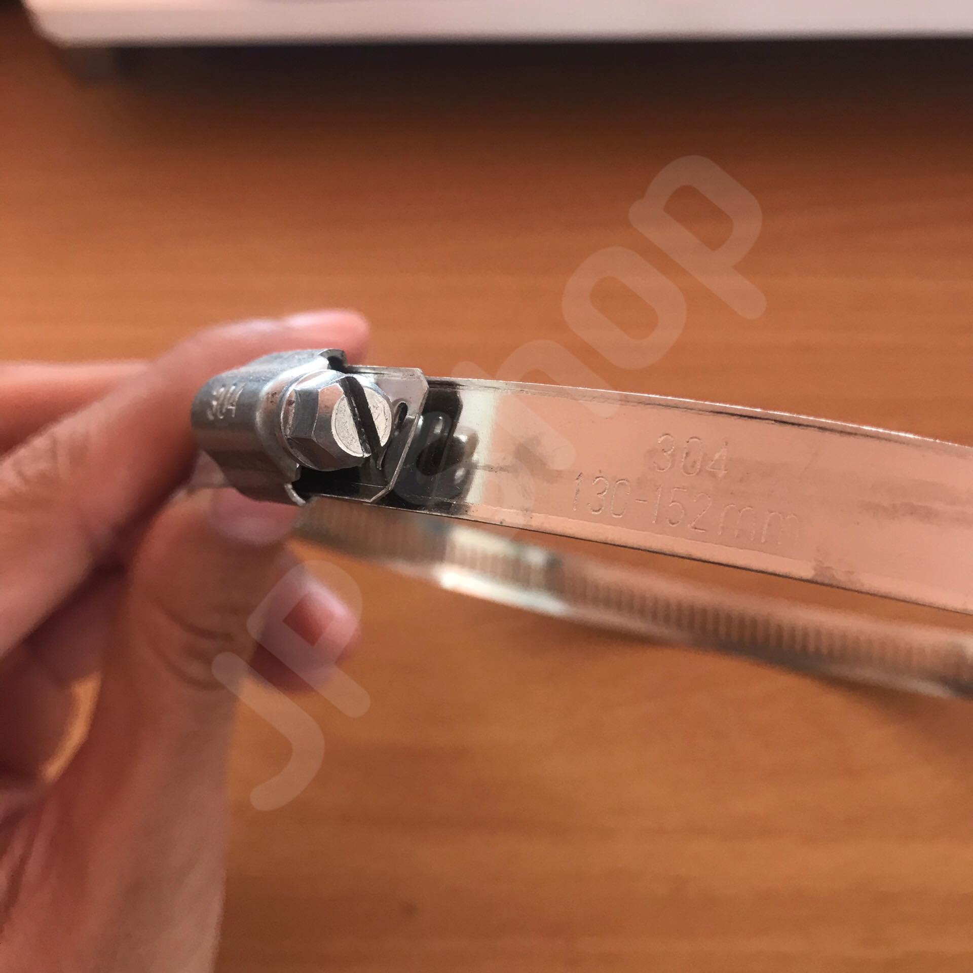 ปลอกรัด 130-152 (12 มม.) แคลมป์รัดท่อสแตนเลส 304 #130152