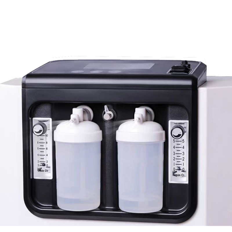 เครื่องเพิ่มความเข้มข้นของออกซิเจน 10 ลิตร ชนิดพ่นละอองยาได้ ยี่ห้อ Owgels รุ่น OZ-5-01GW0