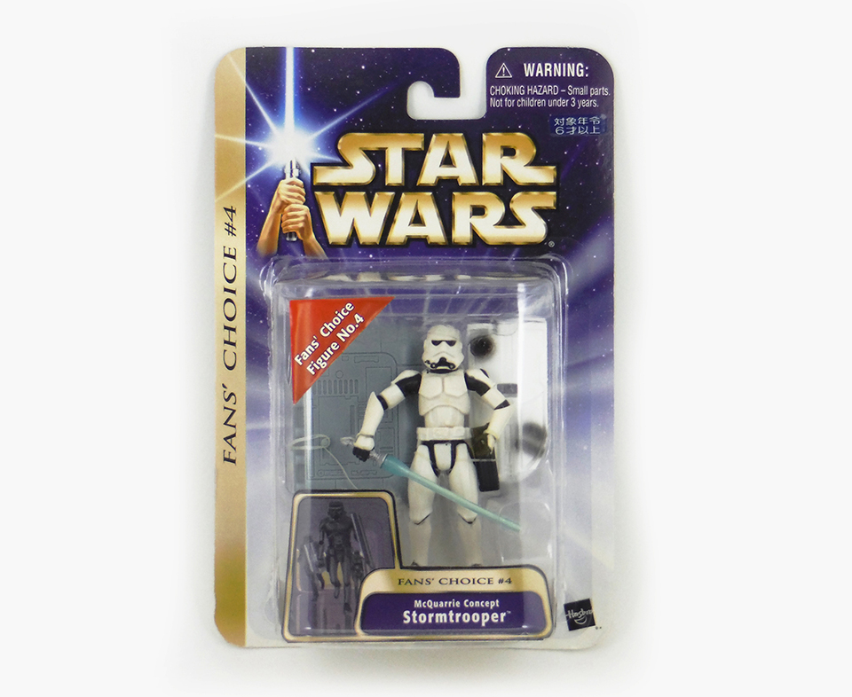 Stormtrooper (Fan's Choice #4) - Star Wars Hasbro SAGA Series (2004 Toys)