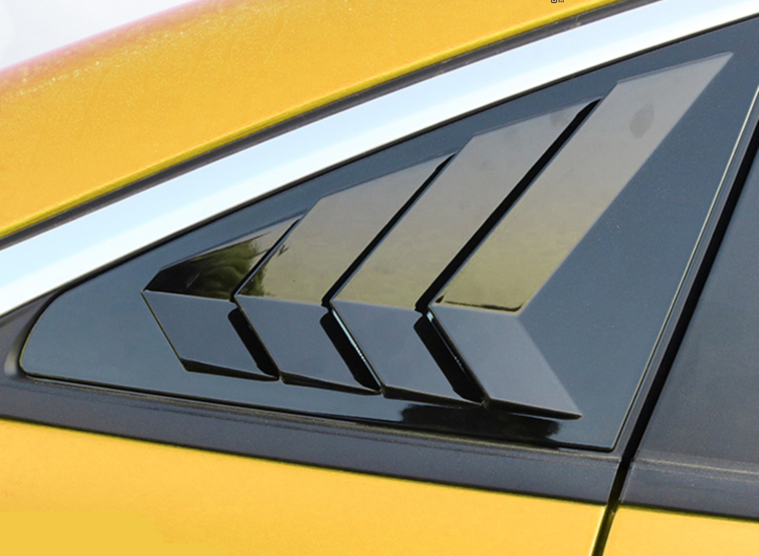 ครอบช่องกระจกหลัง เแผ่นปิดกระจกหลัง MG5 ทรง Mustang