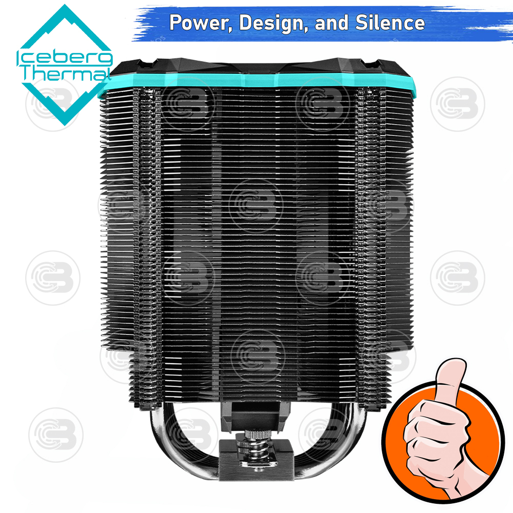 [CoolBlasterThai] Iceberg Thermal IceSLEET G6 Stealth Dual Tower CPU Cooler with A-RGB