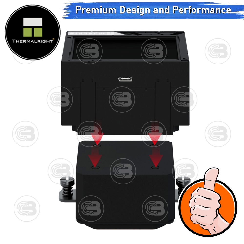 [CoolBlasterThai] Thermalright Mjolnir Vision 360 BLACK ARGB AIO Liquid CPU Cooler (AM5/LGA1851 Ready) ประกัน 5 ปี