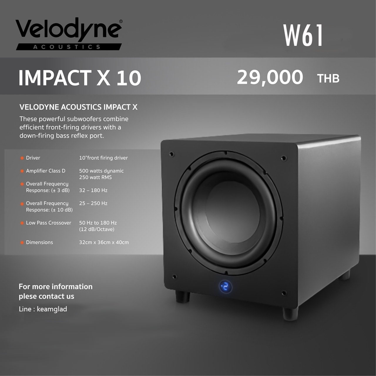 Velodyn Impact X 10