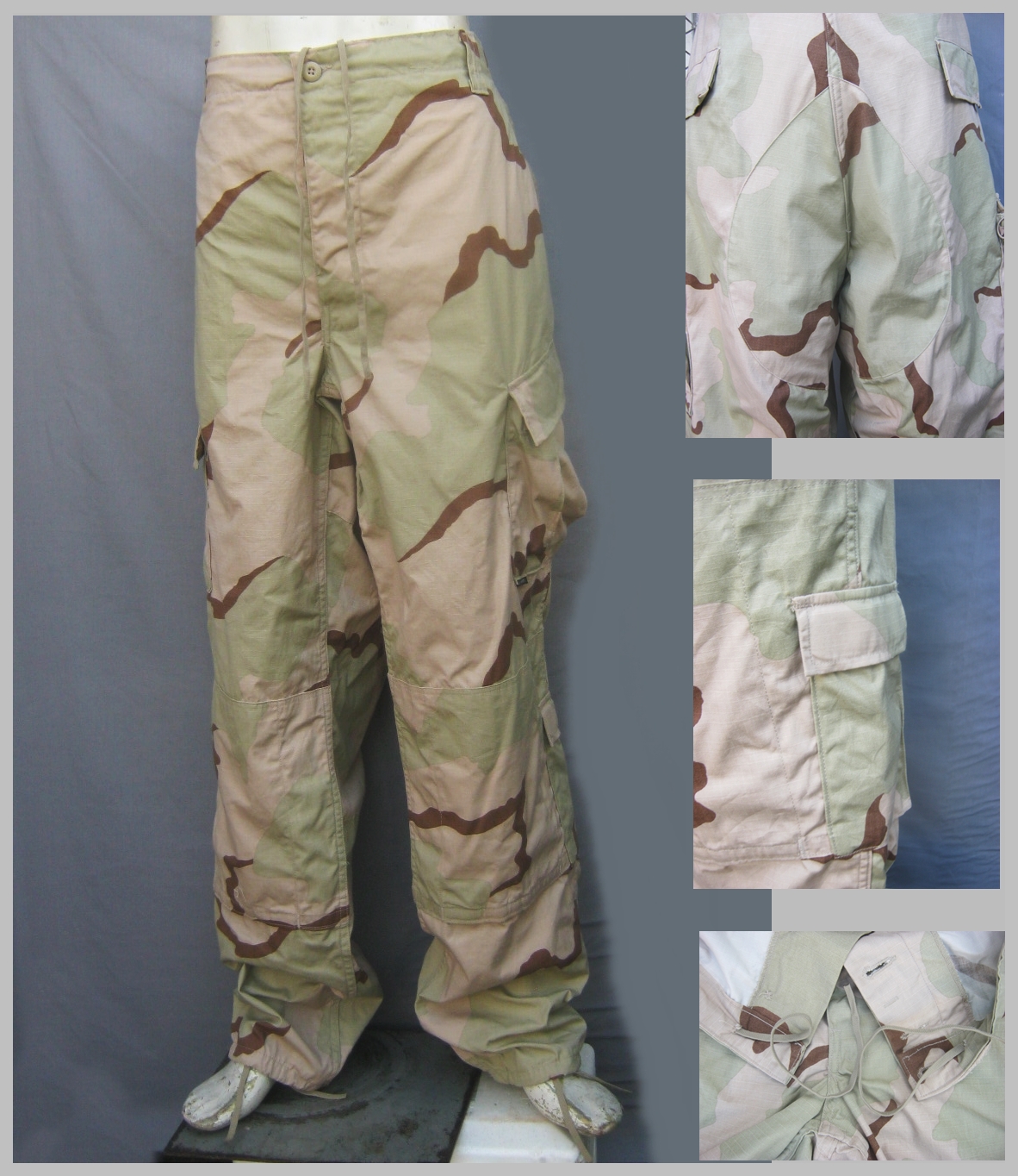 ขายแล้ว กางเกงทหารลายพราง สามสี X_large Long