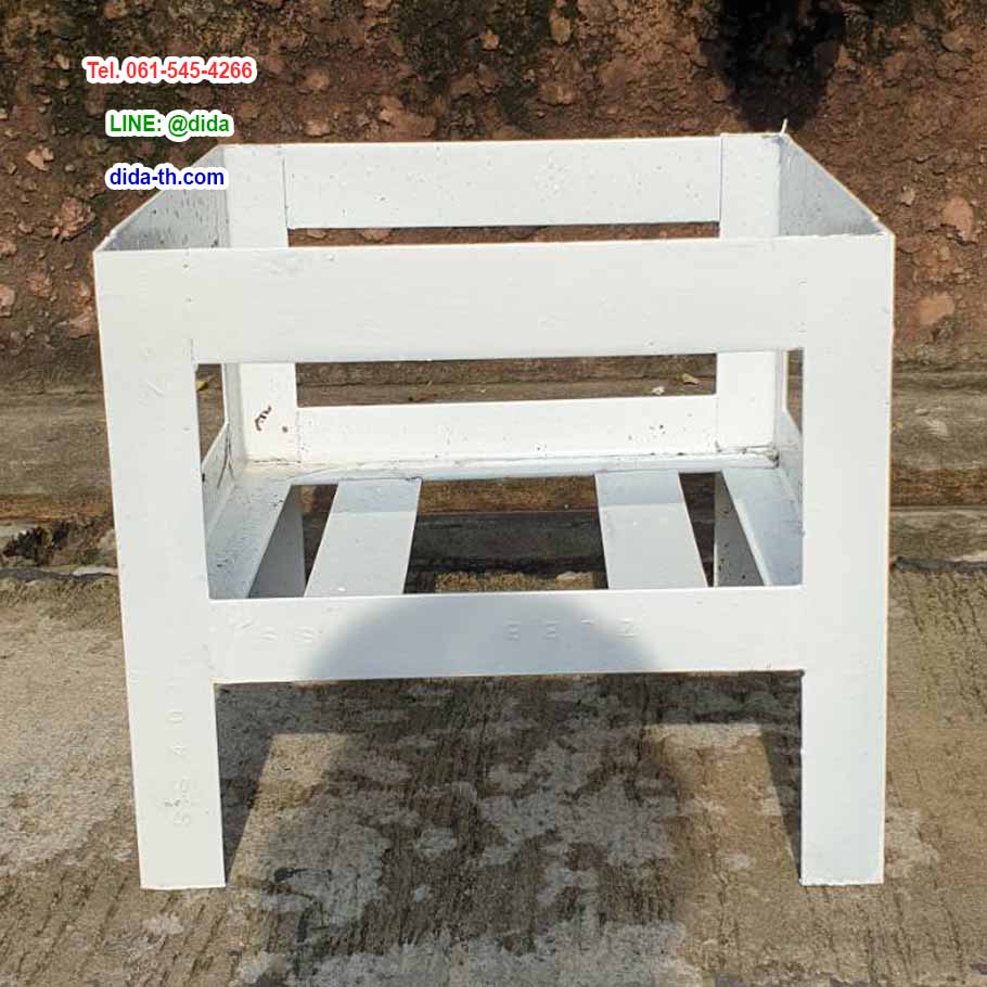 แท่นวางถังขยะ 60 ลิตร 1 ช่อง ไม่มีป้ายแผงหลัง