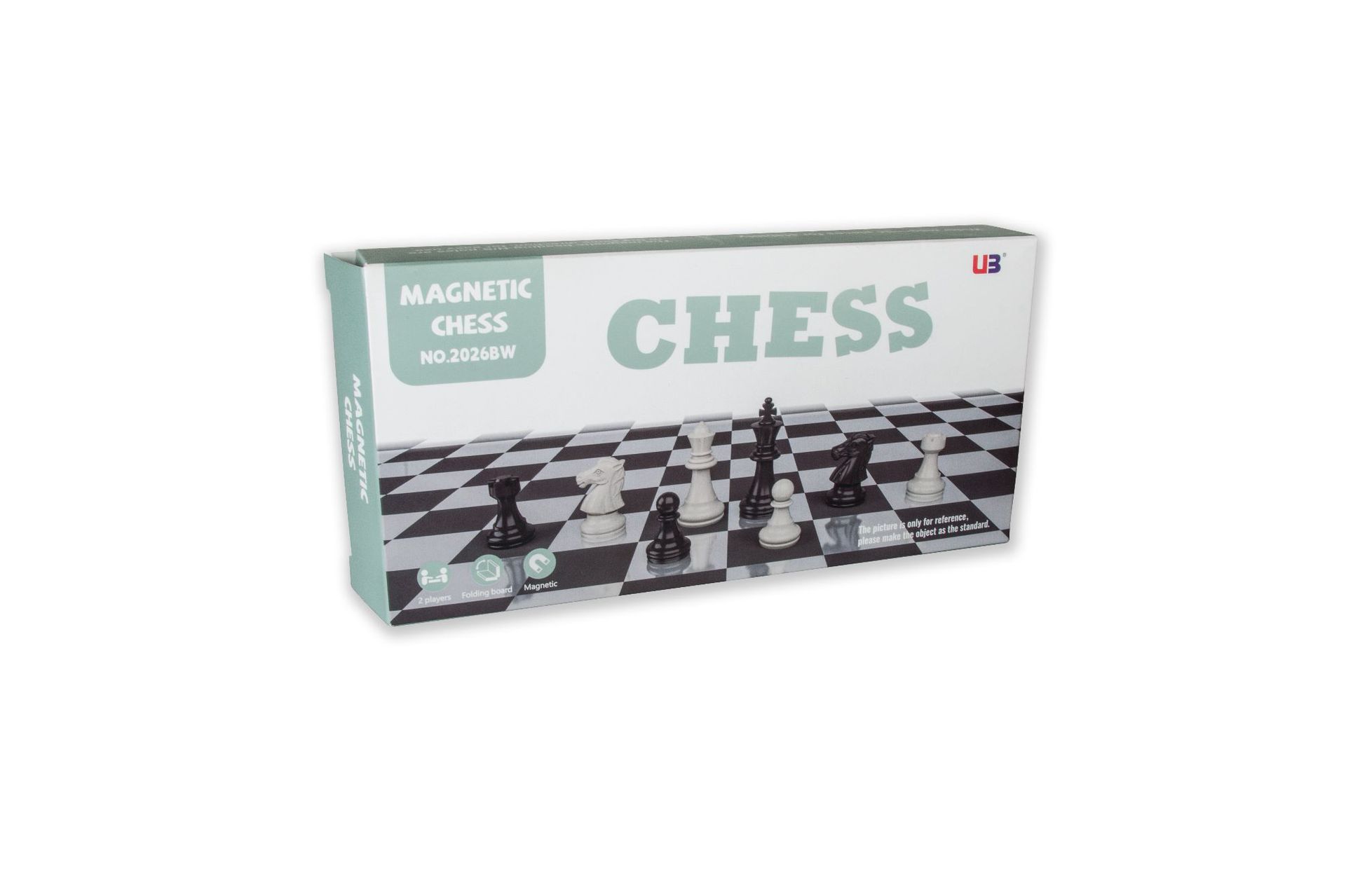 หมากรุกสากลแม่เหล็ก Black&White Magnetic Chess