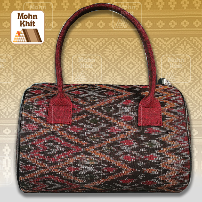 กระเป๋าขาวม้า,กระเป๋าผ้าขิด กระเป๋าถือ กระเป๋าหิ้ว 12x23x23 Cm//Khit Bag, Tote Bag, Tote Bag