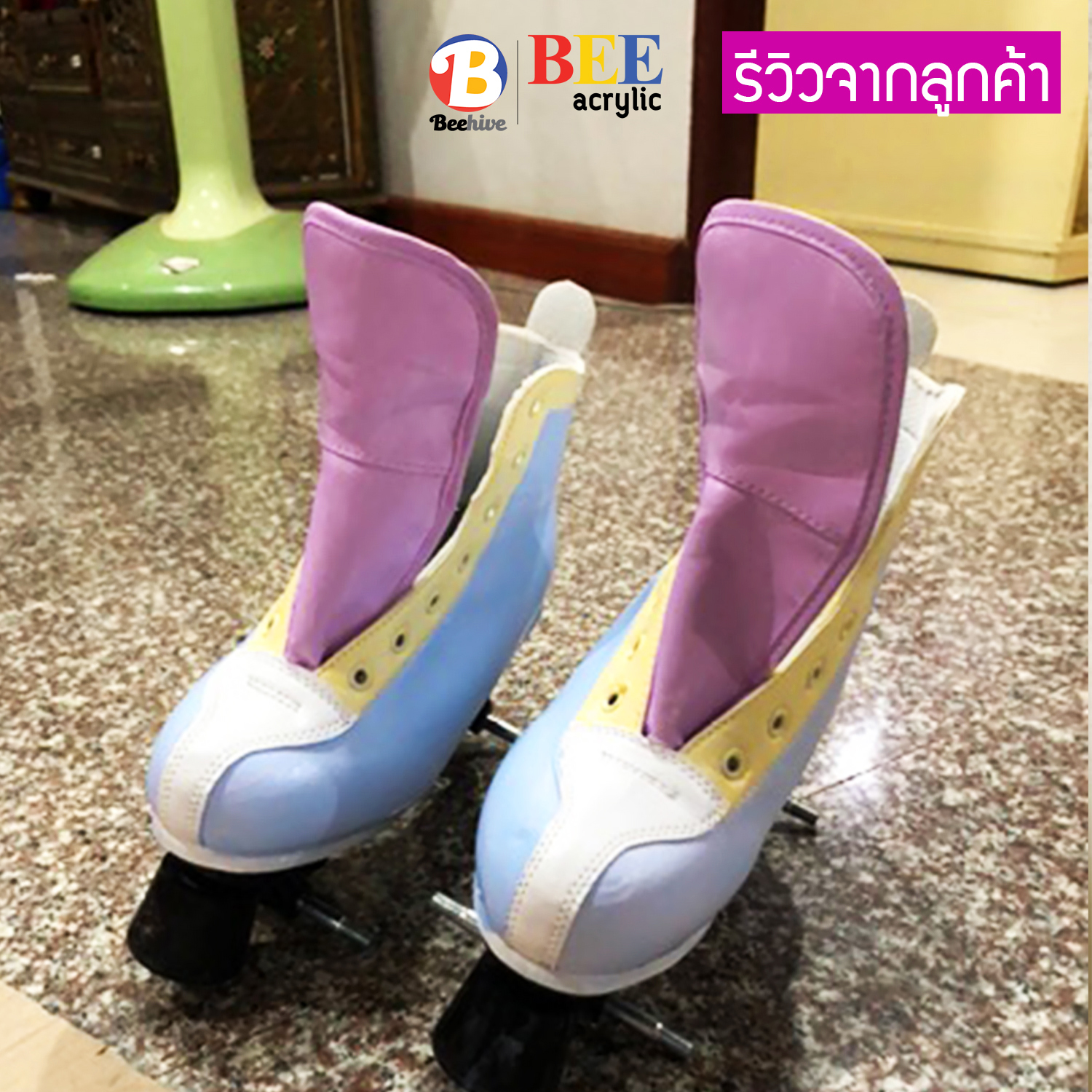 สีเพ้นท์เสื้อ Beehive ทุกขนาด เพ้นท์รองเท้า กันน้ำ ซักได้ ติดทน!