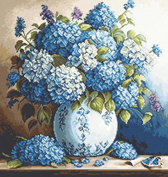 Hydrangea (ไม่พิมพ์/พิมพ์ลาย)