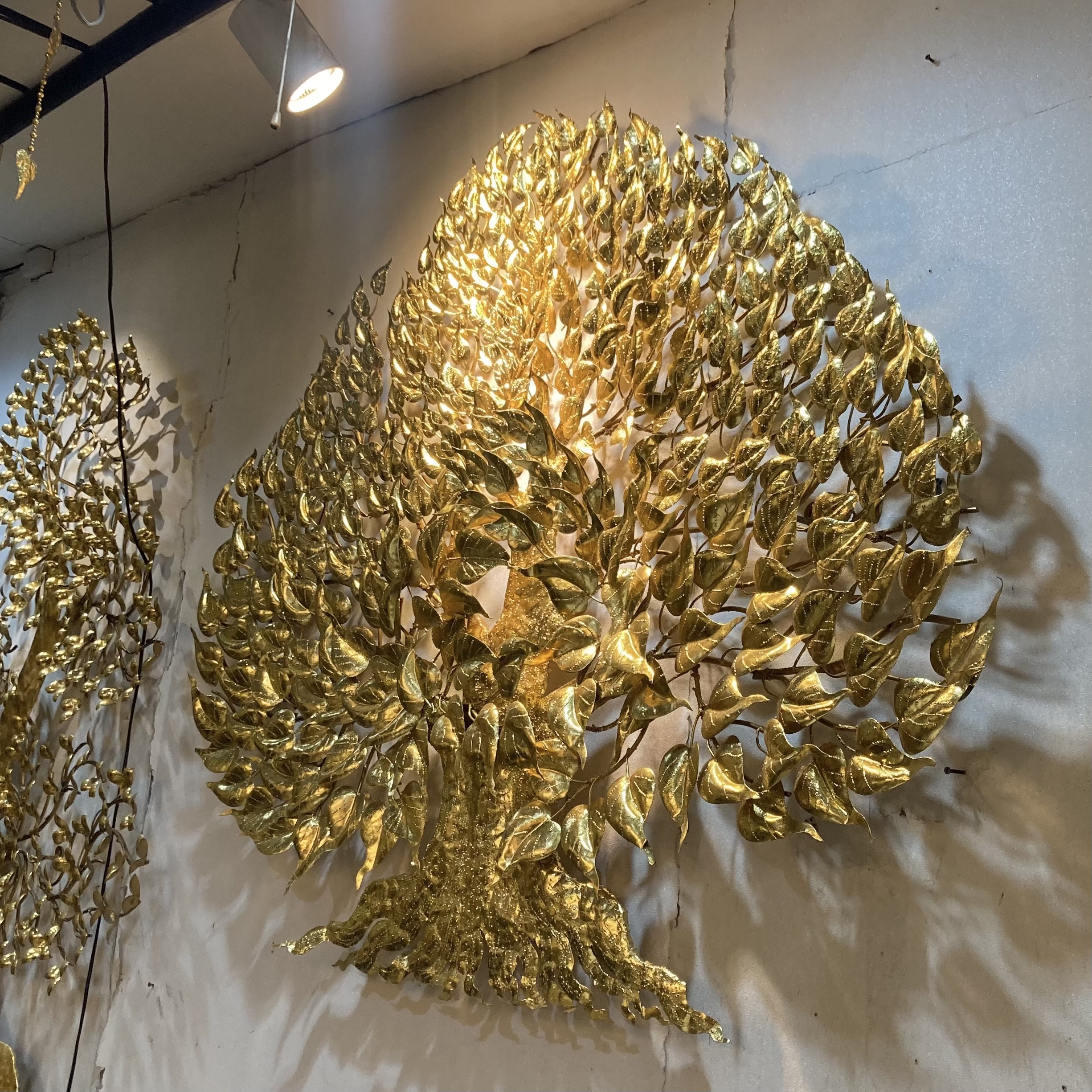 ใบโพธิ์รัศมีนำโชค (130x150 cm)