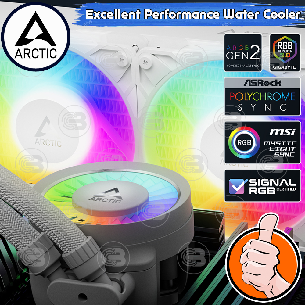 [CoolBlasterThai] ARCTIC Liquid Freezer III PRO 420 White (All-In-One CPU Water Cooler) (LGA1851/1700/AM5/AM4)