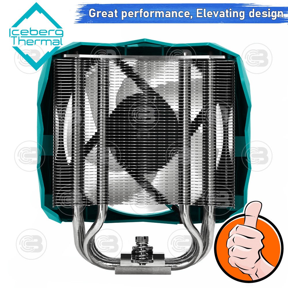 [CoolBlasterThai] Iceberg Thermal IceSLEET X6 Multi Compatible Tower CPU Cooler with A-RGB ประกัน 2 ปี