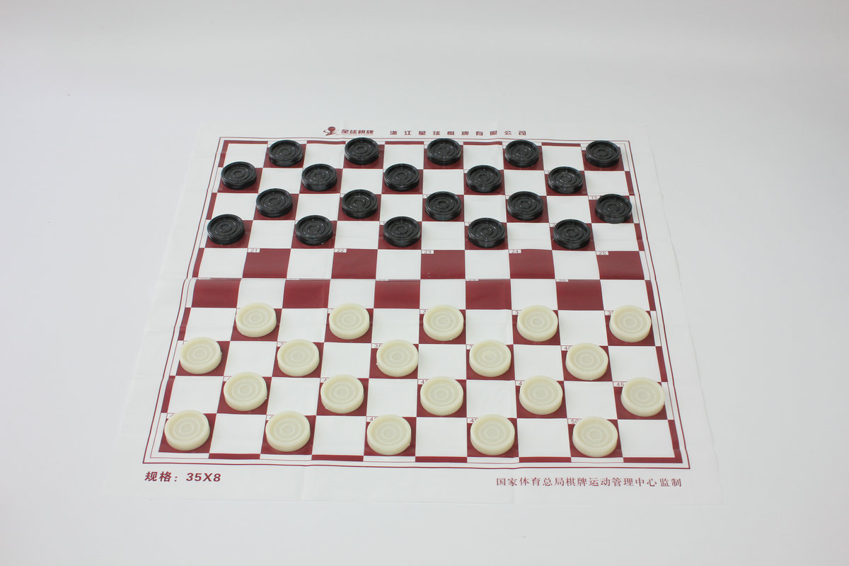 ตัวหมากฮอสพลาสติกABS (40ตัว) Plastic Checkers Pieces