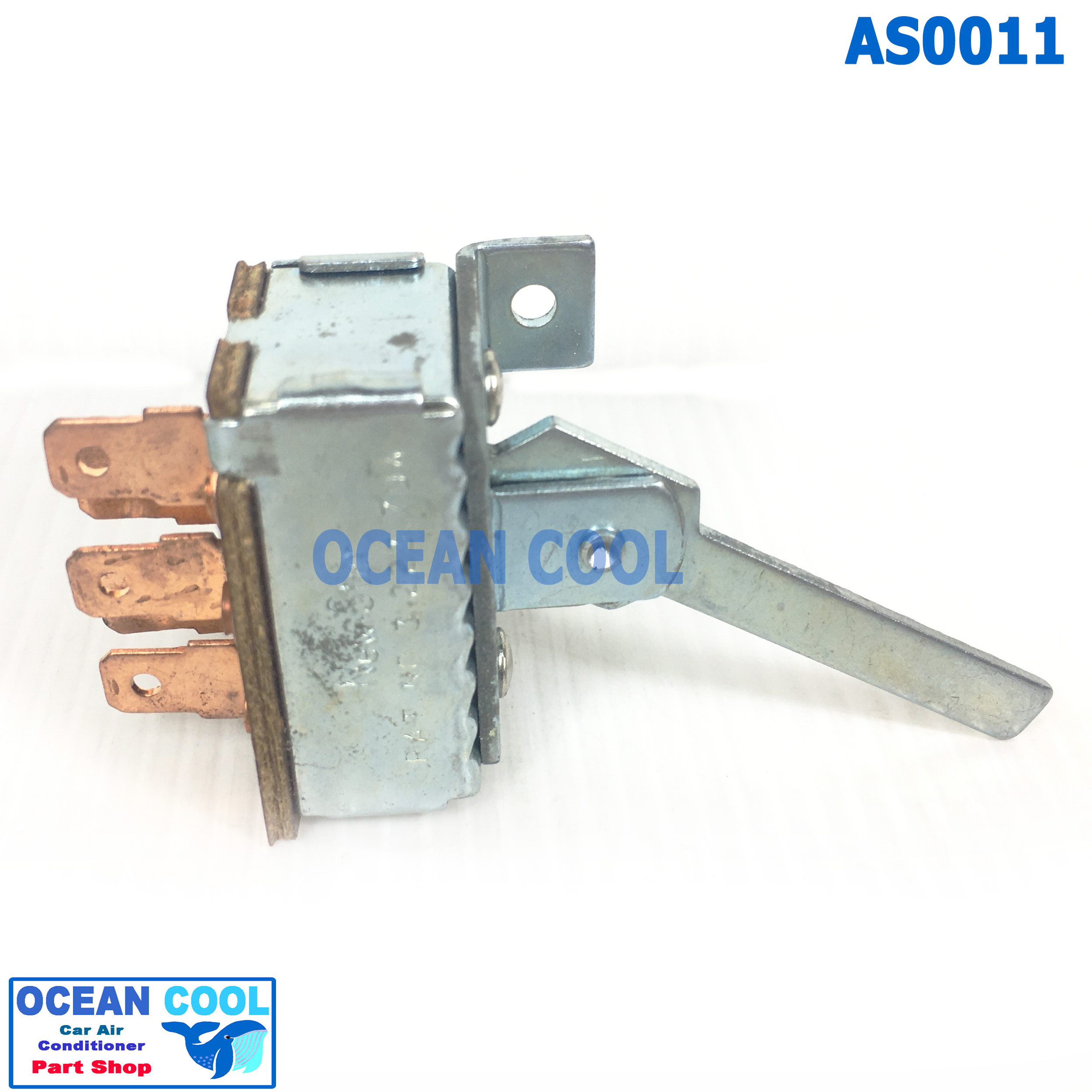 สวิตซพัดลม 5 ขา แบบโยก AS0011 ตัวเหลี่ยม 4 สปีด สวิท พัดลมแอร์ สวิต สวิตซ์