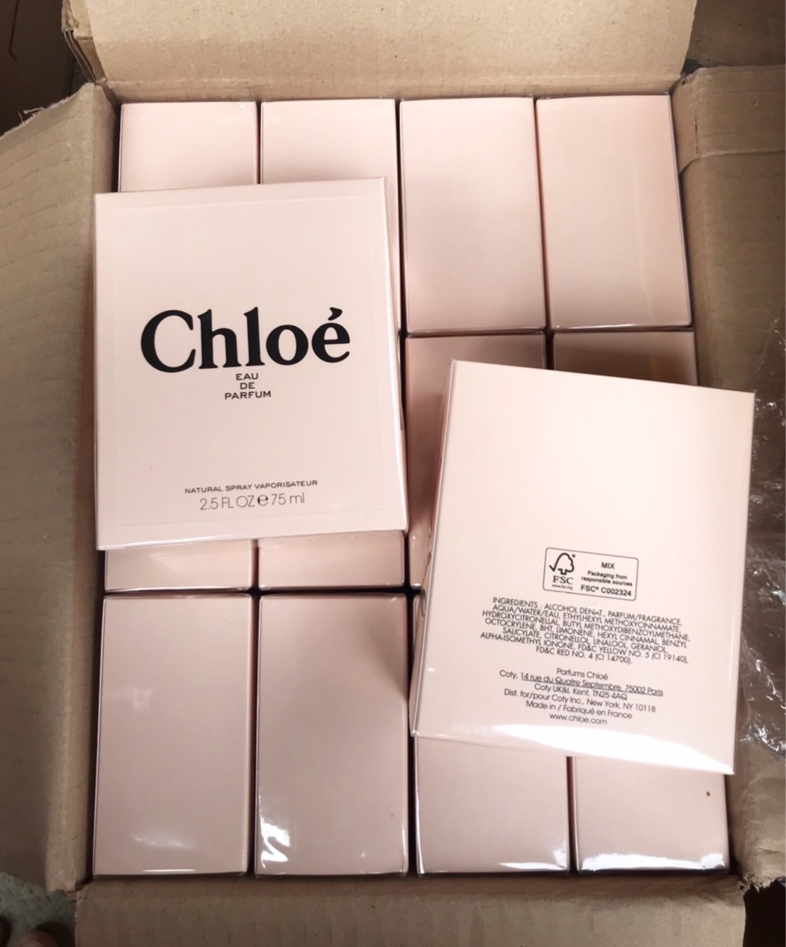 Chloé Eau De Parfum 75ml. [กล่องซีล] น้ำหอมโคลเอ้ ของแท้ 100%