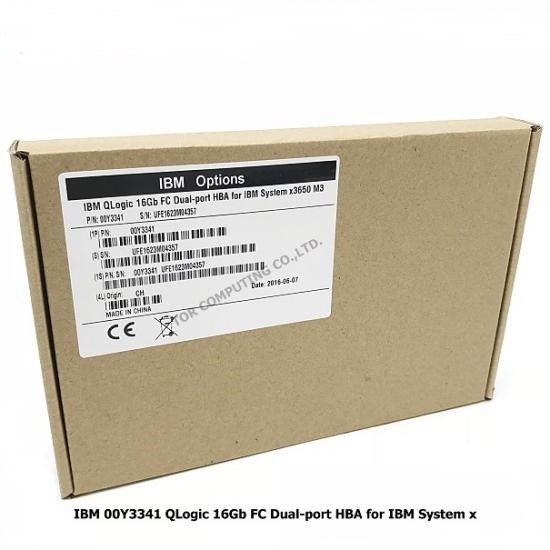 NEW, IBM 00Y3341 / A3KX [TorCompTH Thailand ขาย จำหน่าย ราคา] IBM QLogic 16Gb FC Dual-port HBA for IBM System x
