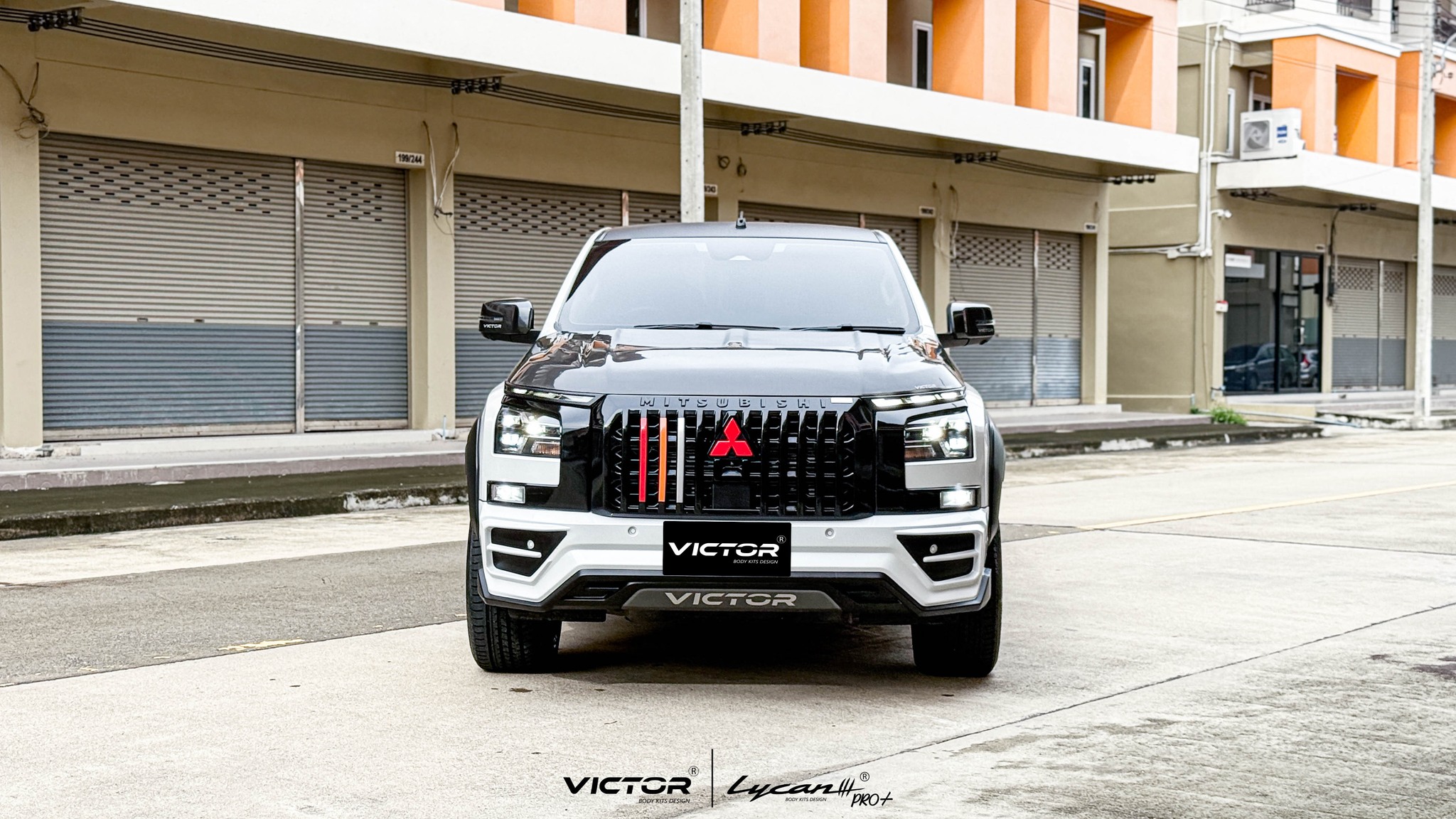 ชุดแต่ง ชุดสเกิร์ต MITSUBISHI TRIRON 2023 รุ่น VICTOR V.2
