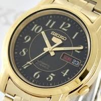 นาฬิกาข้อมือ Seiko สายสแตนเลสสีทอง รุ่น SNKL96