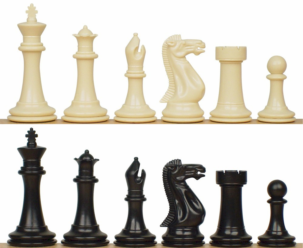 3 7/8" Big Knight Series Plastic Chess Pieces ตัวหมากรุกสากลบิกไนท์