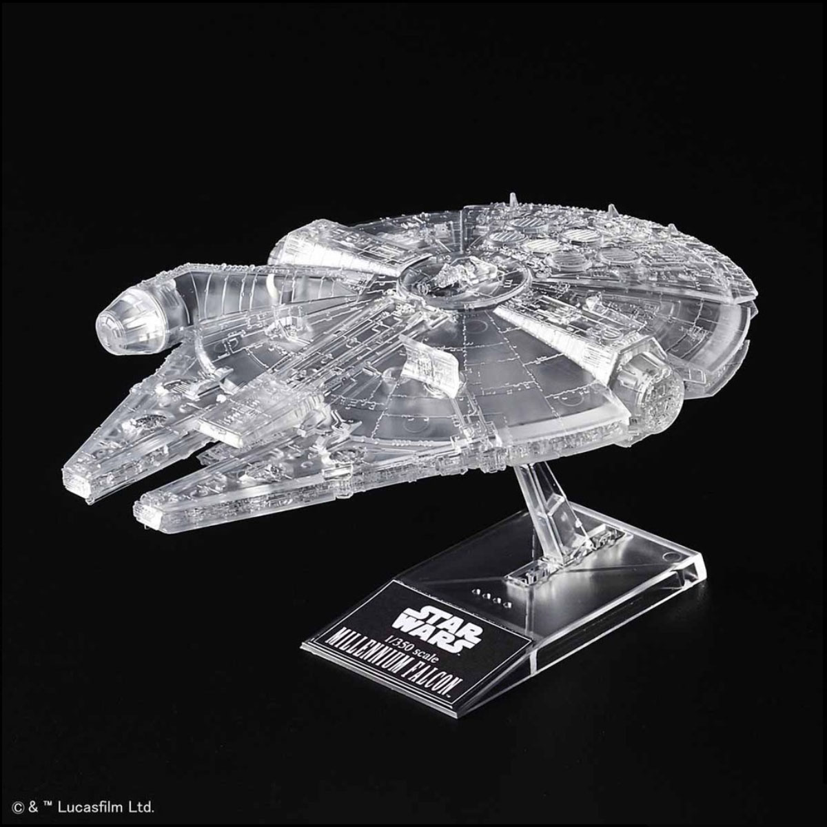 1/144 & 1/350 & 1/540 The Last Jedi Clear Vehicle Set BANDAI - Star Wars
