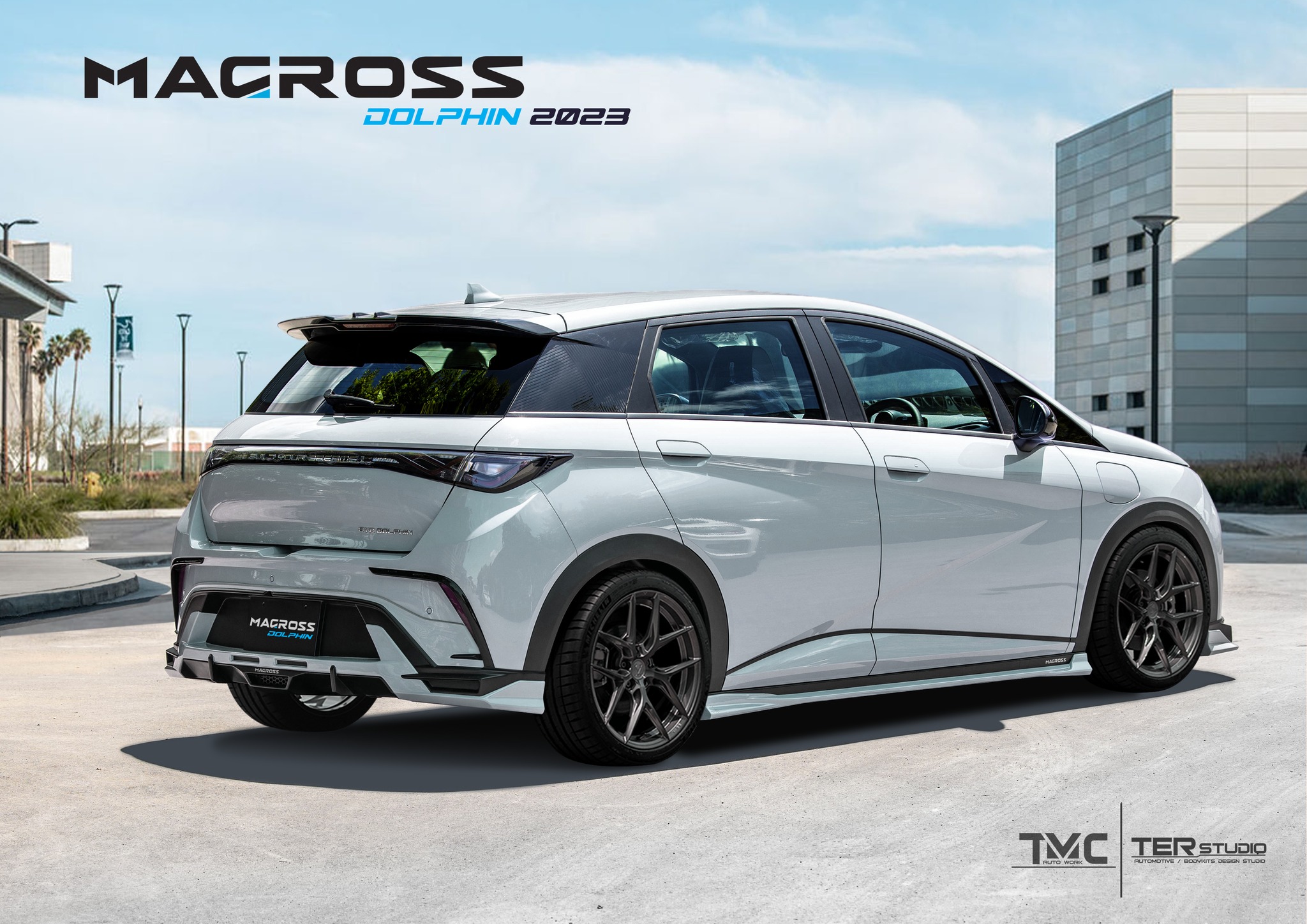 ชุดแต่ง ชุดสเกิร์ต BYD DOLPHIN รุ่น MACROSS