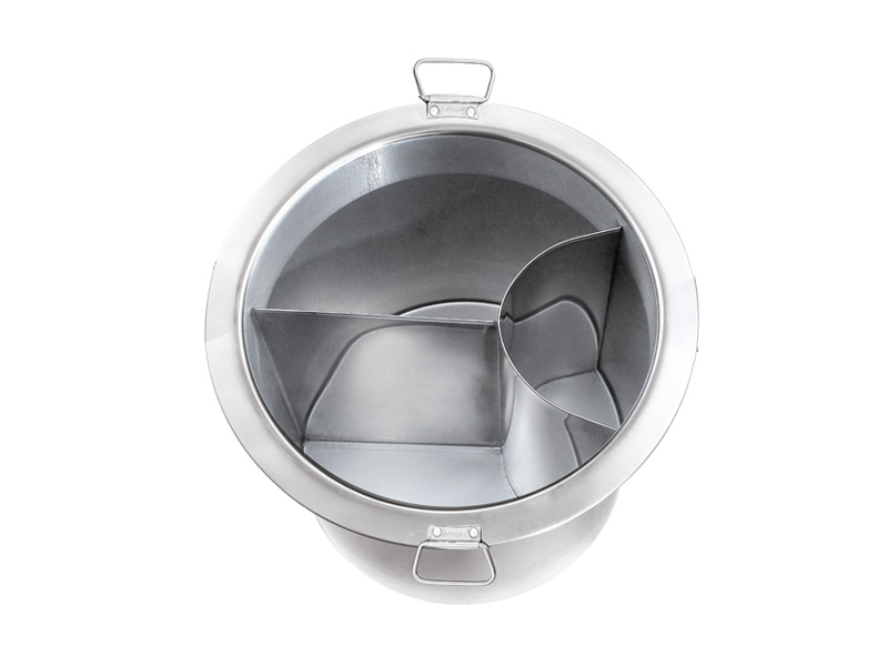 หม้อก๋วยเตี๋ยว 40 ซม. (16"/ 3 ช่อง) - ตรานกนางนวล (Seagull)