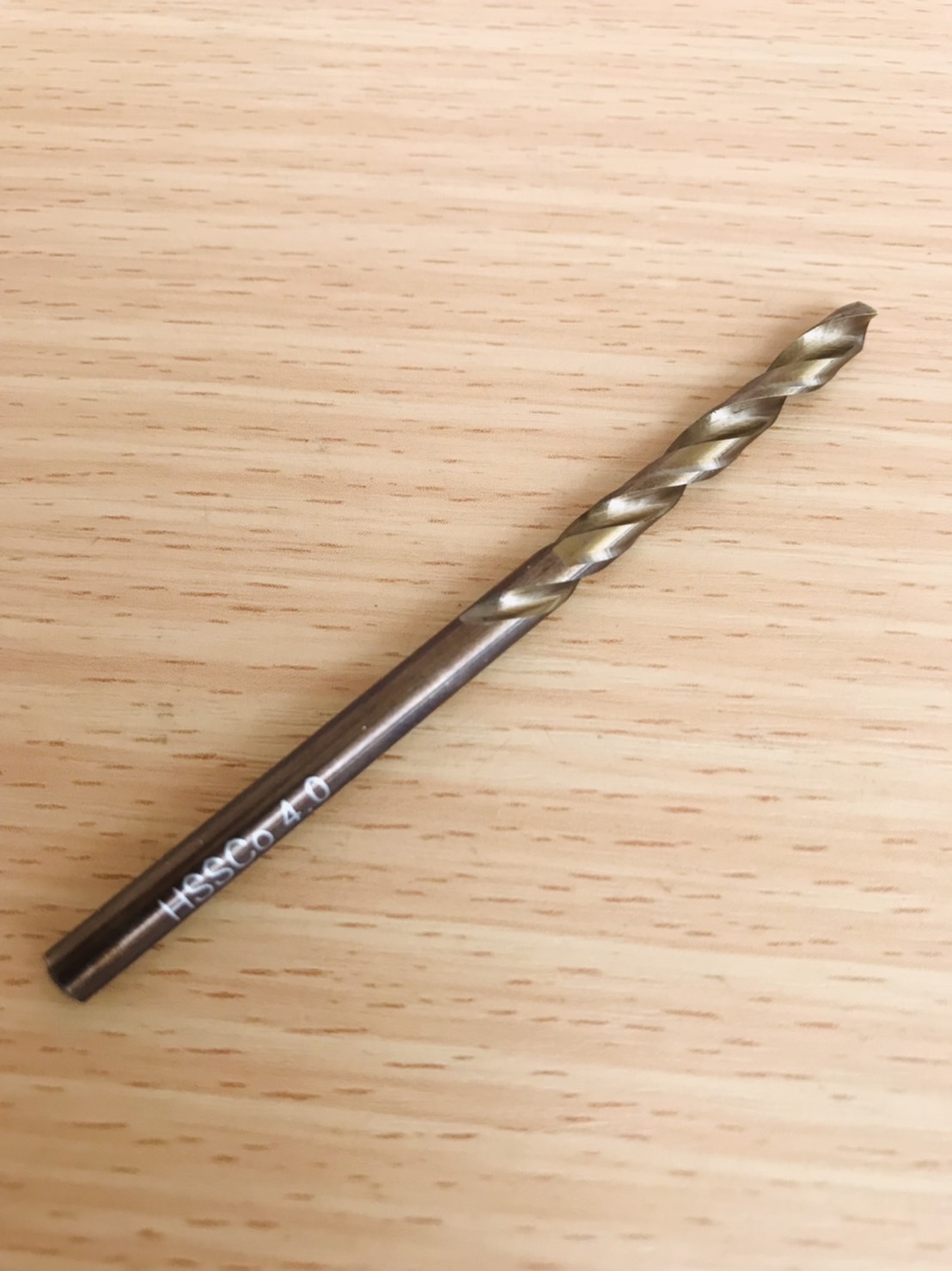 ดอกสว่านเจาะเหล็กสแตนเลสคุณภาพสูง ขนาด 4 mm (High-Speed Stainless Steel Drill Bit) #1861