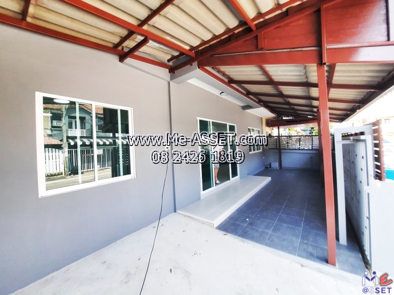 ขายทาวน์เฮ้าส์หลังริม รีโนเวทใหม่ ย่าน ท่าข้าม28 เทียนทะเล7 สะแกงาม บางขุนเทียน พระรามสอง : ม.พิศาล ท่าข้าม28 เฟส 7 : 2 ชั้น 31.3 ตร.วา