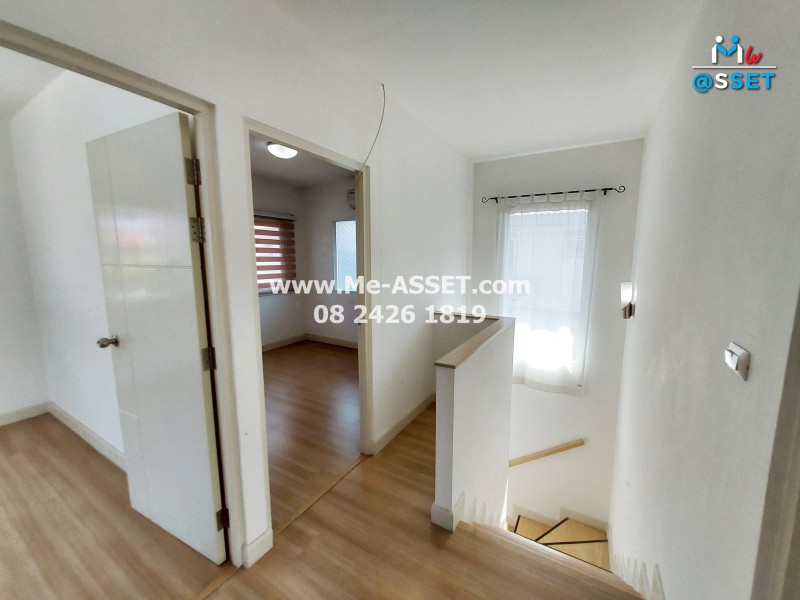 ขายบ้านเดี่ยว ใกล้ ม.มหิดล ย่าน ศาลายา วัดพระเงิน ศรีประวัติ : คณาศิริ ศาลายา : 2 ชั้น 50 ตารางวา