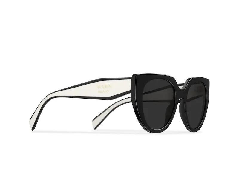 แว่นกันแดดPRADA SPR14W 09Q5S0 - Black/talc