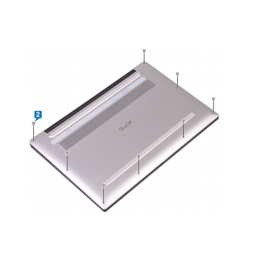 บอดี้โน๊ตบุ๊ค Bottom Base Dell XPS 9380 บอดี้ล่าง ฐานล่าง Dell 9380 ของแท้รับประกันศูนย์ Dell Thailand On-site Service