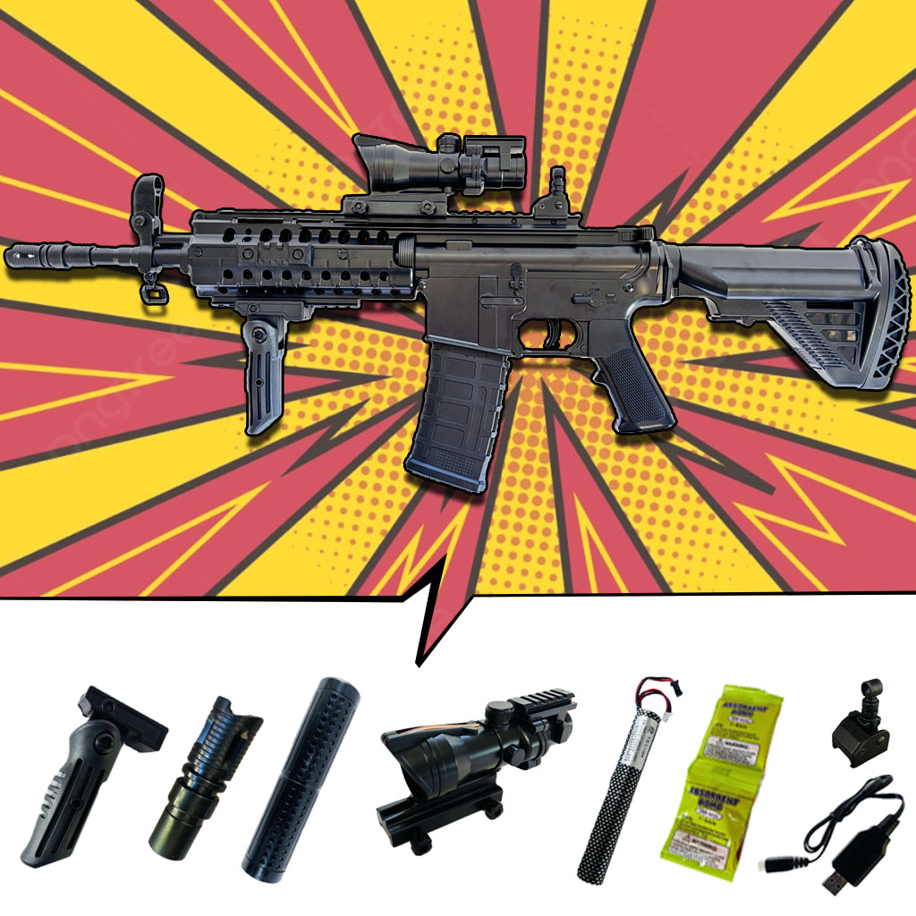 ปืนเจล ปืนเจลไฟฟ้า รุ่น M4S (Semi&Full&Blowback)