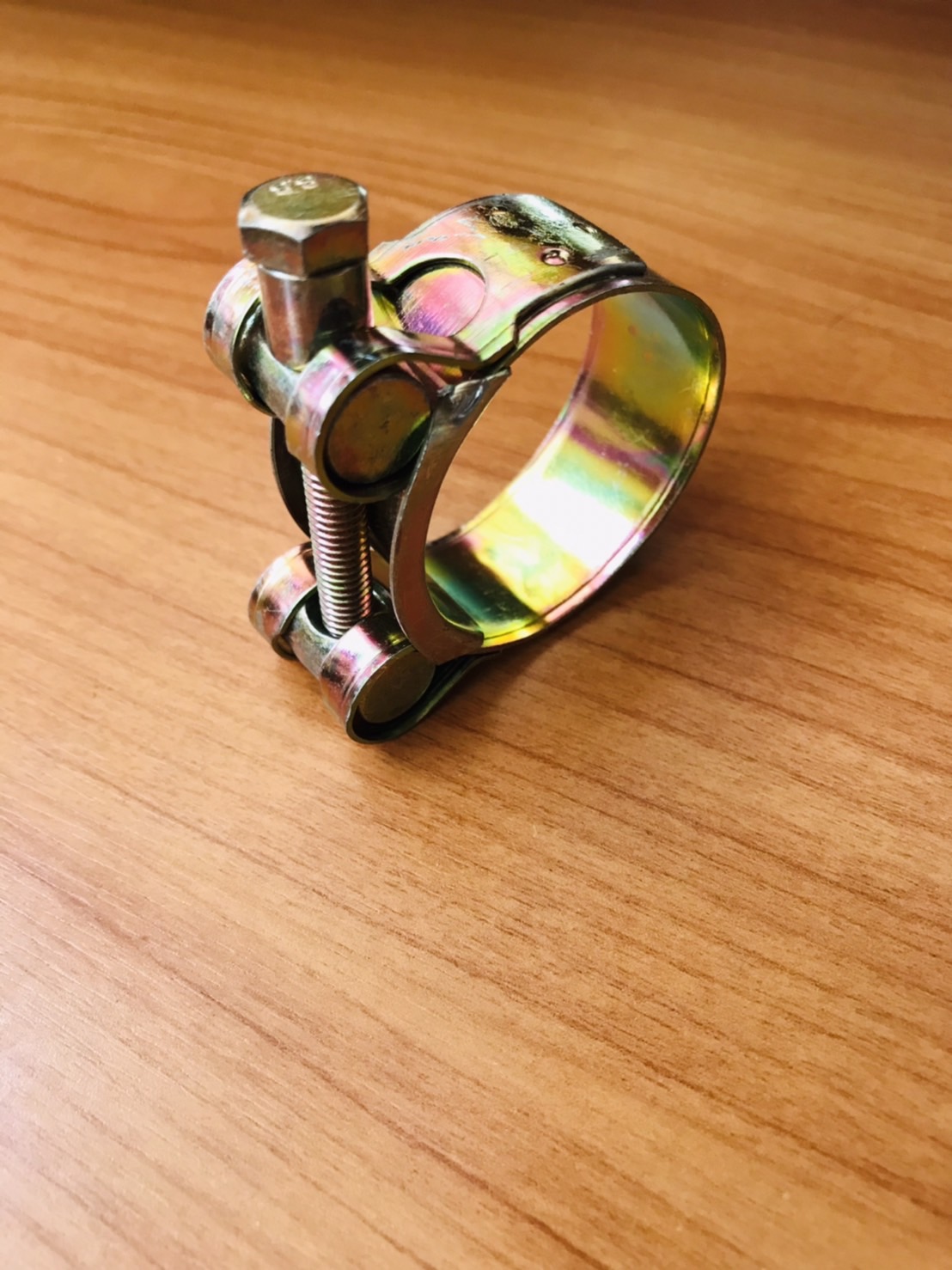 เข็มขัดรัดท่อชุบซิงค์ ปลอกรัดชุบซิงค์ 36-39 มม. #3639 สาย รัด ท่อ