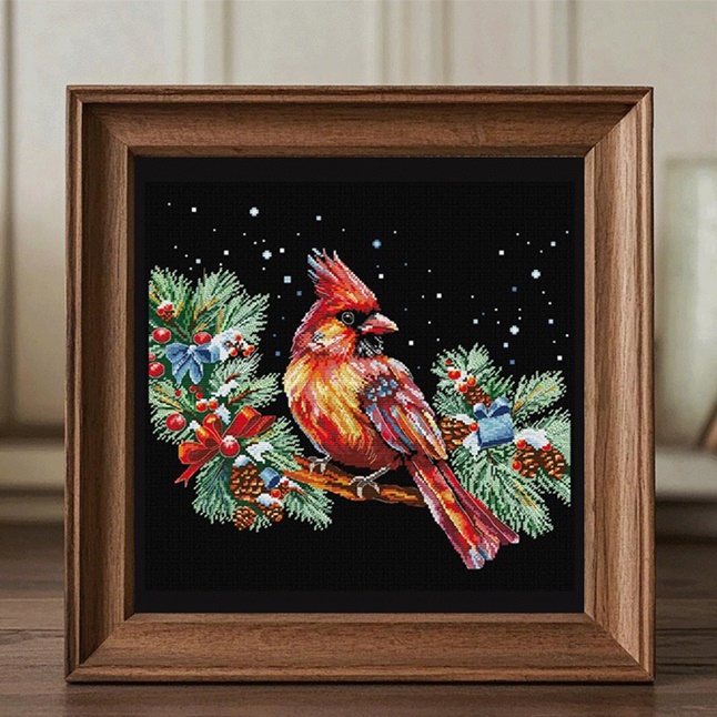 Red bird (ไม่พิมพ์/พิมพ์ลาย)
