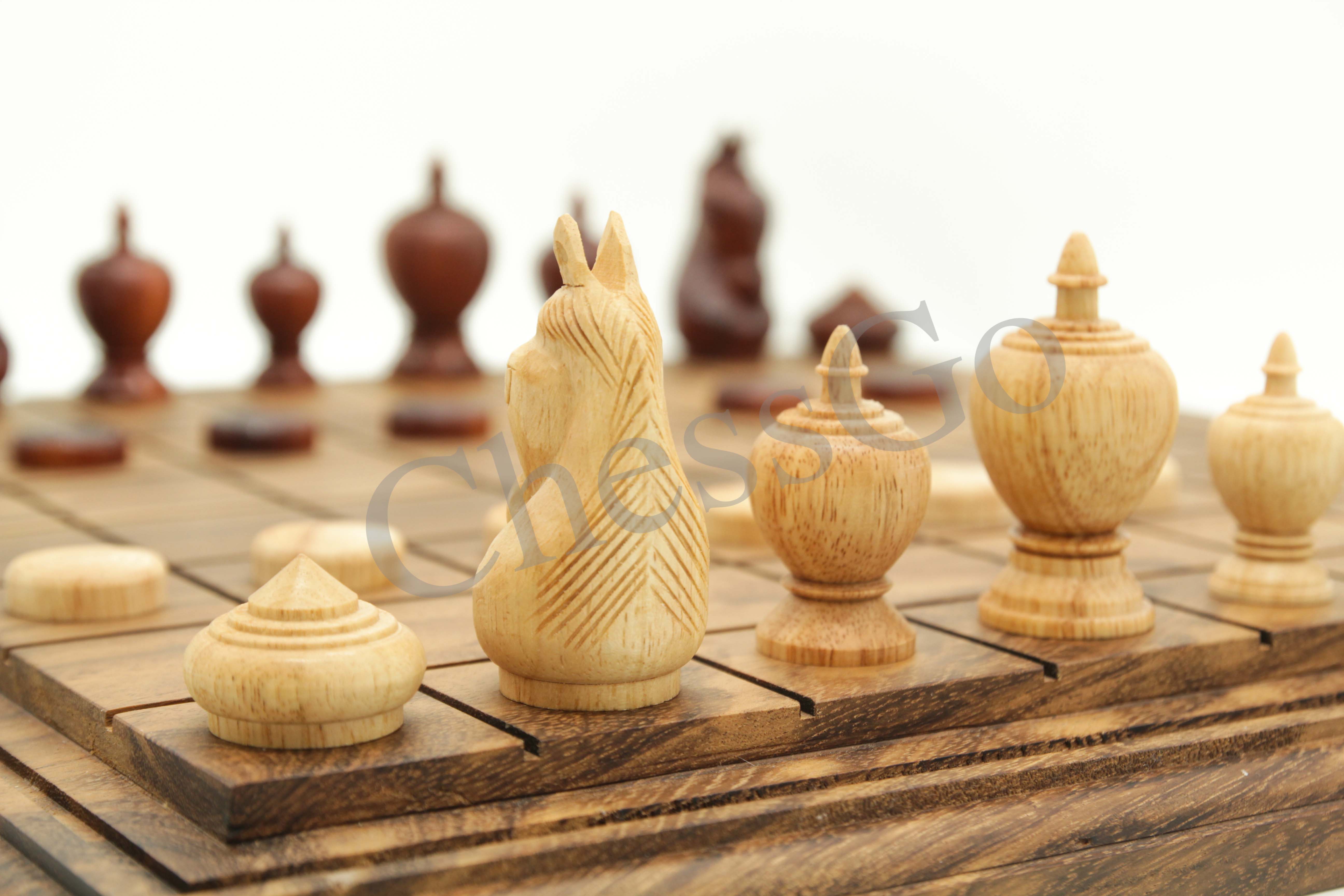 ชุดหมากรุกไทยไม้พฤกษ์(ตัวไม้รุ่นปกติ ชุดใหญ่)