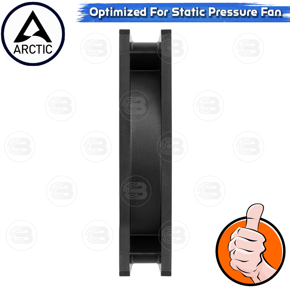 [CoolBlasterThai] ARCTIC P12 BLACK (120 mm.) X5 Value Pack PC Fan Case ประกัน 6 ปี