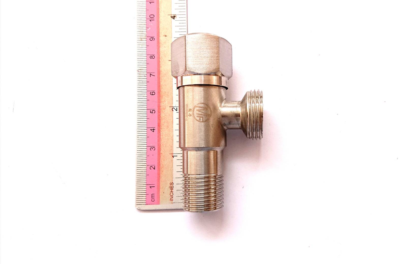 วาล์วฝักบัว 4หุน ฝังกำแพง สต๊อปวาล์ว วาล์วเปิด-ปิดน้ำ ก๊อกน้ำสแตนเลส SUS 304