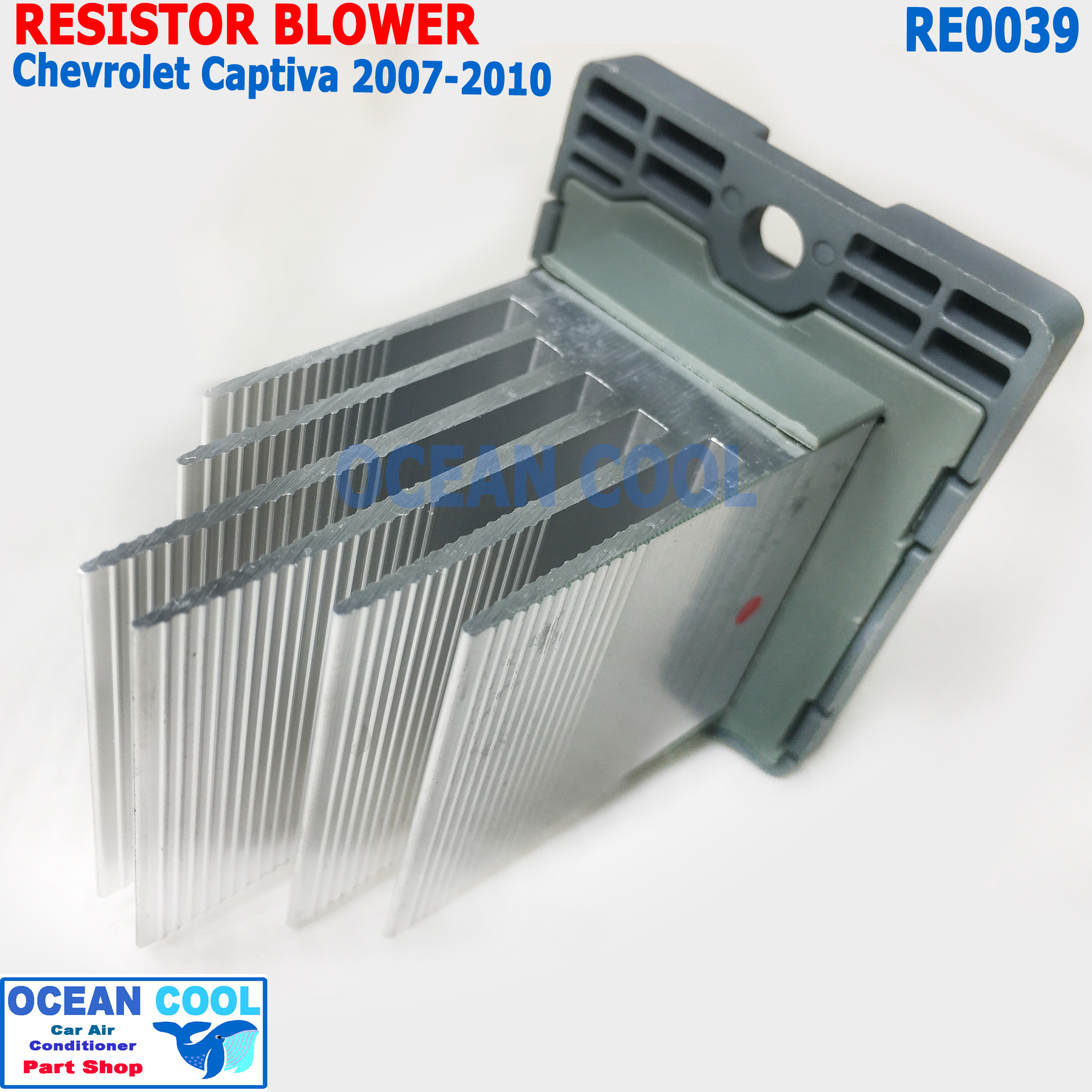 รีซิสแตนท์ ฟอร์ด เรนเจอร์ ปี 2012 - ปัจจุบัน มาสด้า บีที50 เชฟโรเลต แคปติวา 2007-2010 RE0039 Blower Motor Resistor Chevrolet Captiva Ford Ranger Mazda BT-50 Pro รีซิสเตอร์ พัดลม