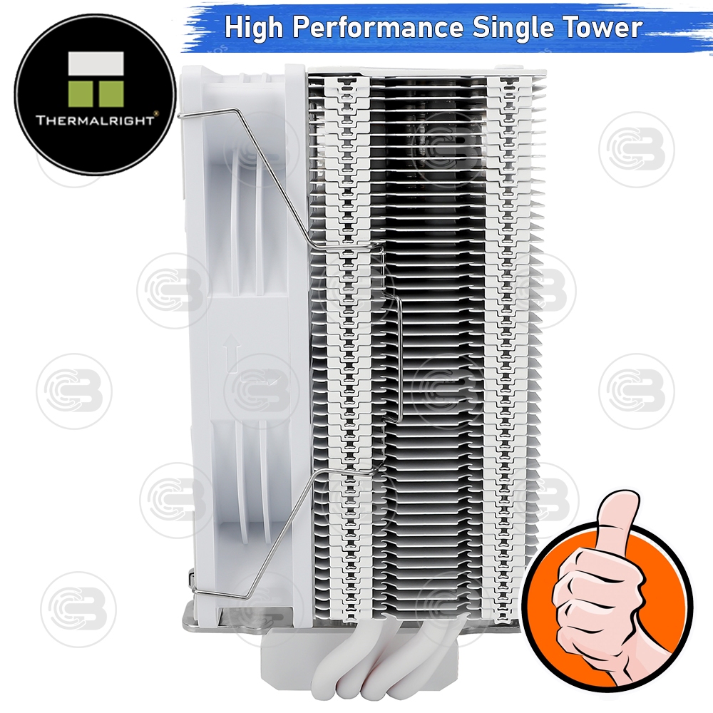 [CoolBlasterThai] Thermalright Assassin Spirit 120 EVO WHITE ARGB CPU Heat Sink (AM5/LGA1851 Ready)ประกัน 3 ปี