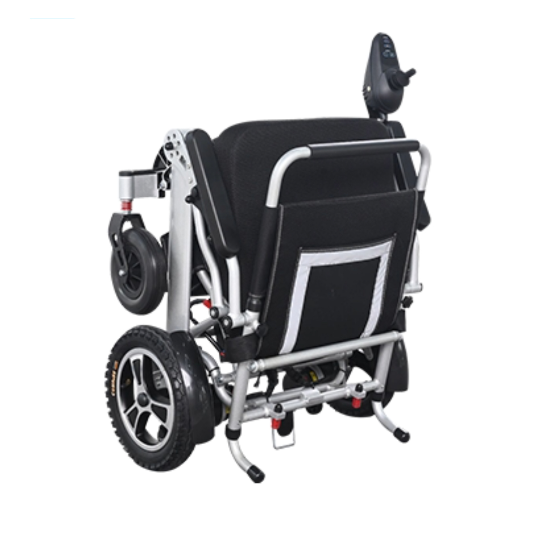 รถเข็นไฟฟ้าแบบพับได้ แบตเตอรี่ลิเธียม (Lithium Battery) รับประกัน 1 ปี