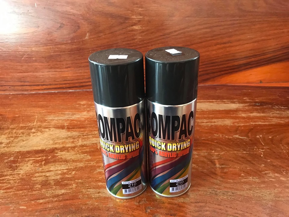 สเปร์อะครีลิคสีสีดำ