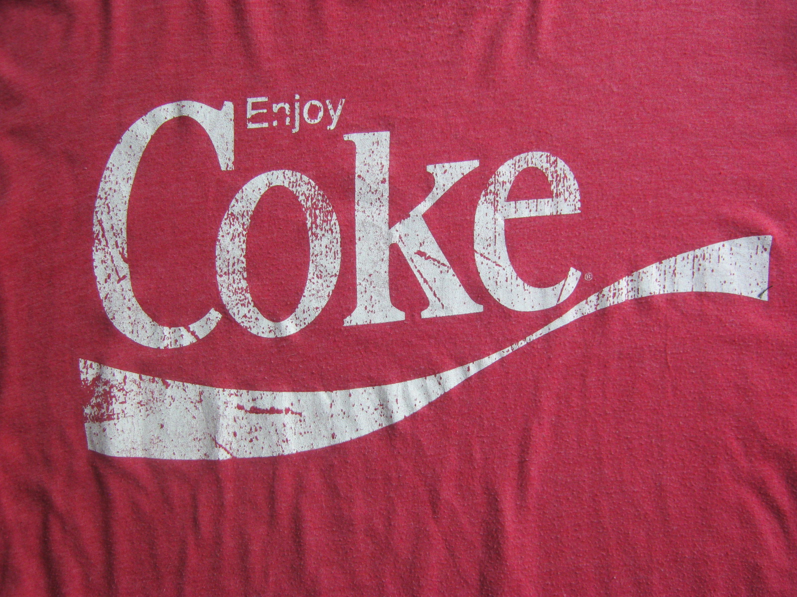 เสื้อยืด Coke ฝ้าบาง