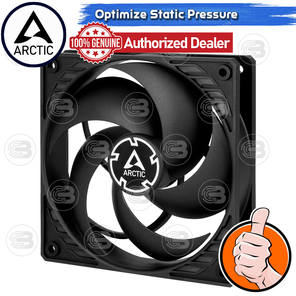 [CoolBlasterThai] ARCTIC P12 Black (size 120 mm.) PC Fan Case ประกัน 6 ปี