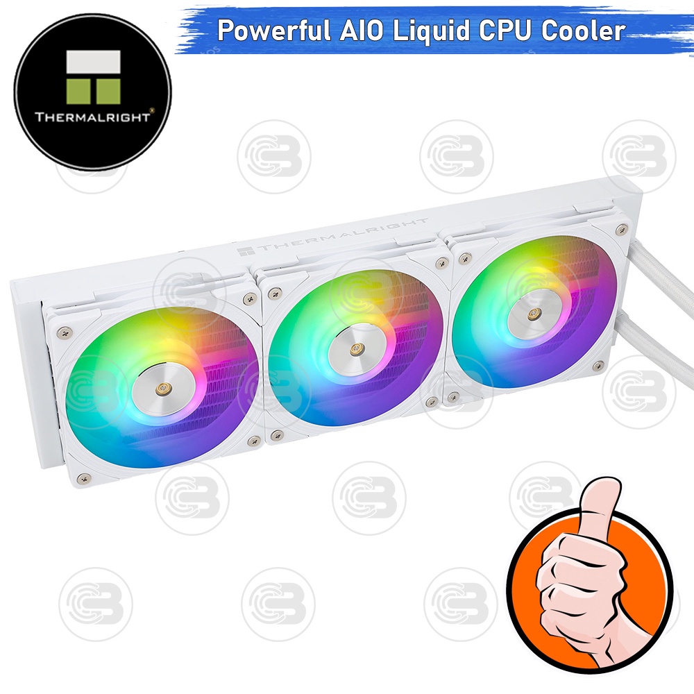 [CoolBlasterThai] Thermalright FROZEN HORIZON 360 WHITE ARGB AIO Liquid CPU Cooler (AM5/LGA1851 Ready) ประกัน 6 ปี
