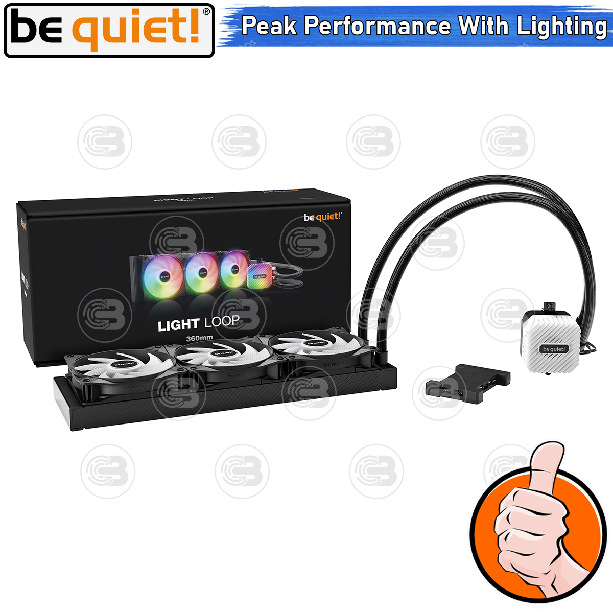 [CoolBlasterThai] Be Quiet Light Loop 360 AIO Water Cooling CPU Cooler (AM5/LGA1851 Ready) (BW022) ประกัน 3 ปี