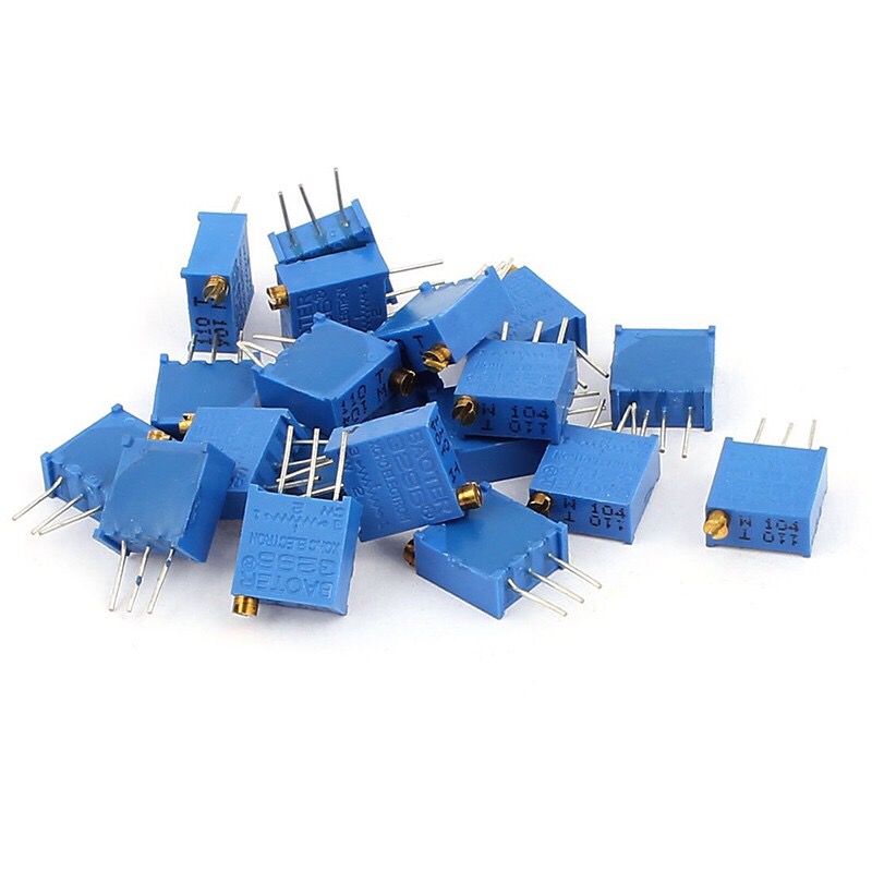 Multiturn Potentiometer (Variable Resistor) 3296W W103 10K Ohm