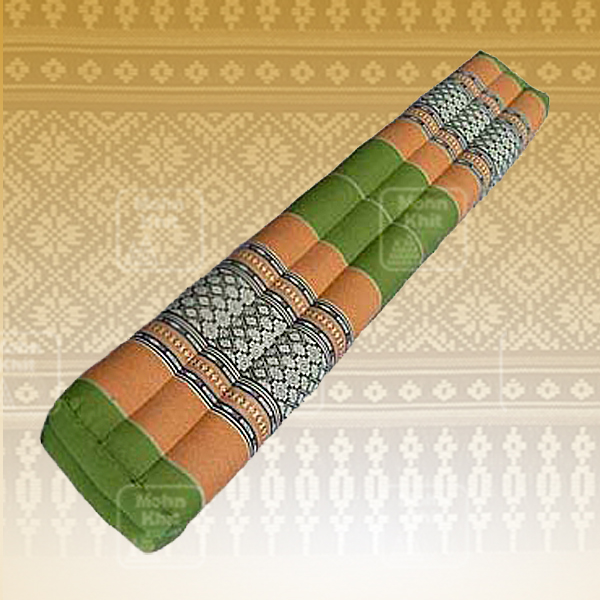 หมอนข้างเหลี่ยมขิด, หมอนข้างกลมขิด // Large Square Bolster Khit Pillow Size 20 cm x 105 cm