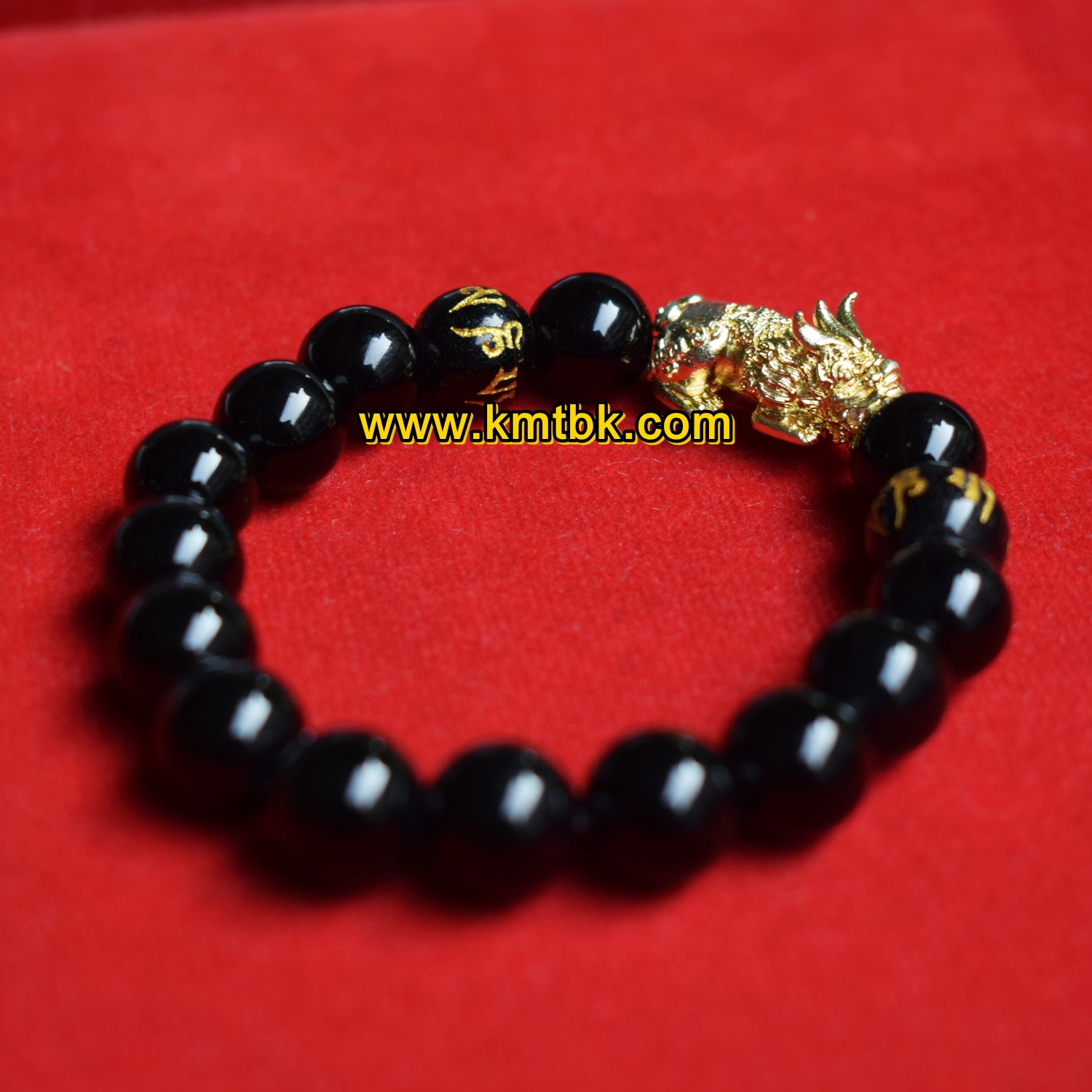 กำไล ข้อมือปี่เซี่ยะ เรียกทรัพย์ วัดบางพระ (หลวงพ่อเปิ่น) จ.นครปฐม ปี2561 ของแท้จากวัด