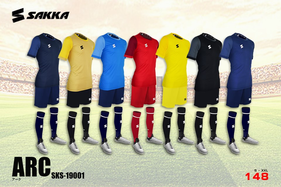 SKS19001 เสื้อกีฬา SAKKA เหลืองอ่อน